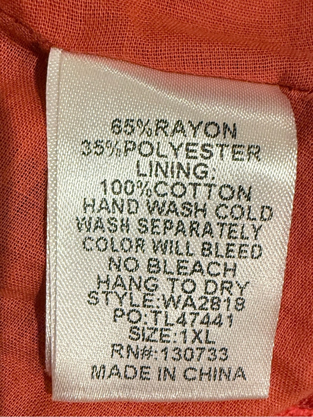 NWOT Umgee Rust Red Embroidered Short Sleeve Dress/Tunic - Picture 4 of 5